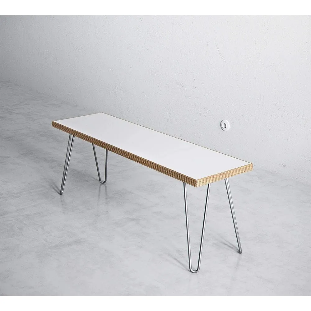 Scandinavian Style Birch Ply Formica Desk