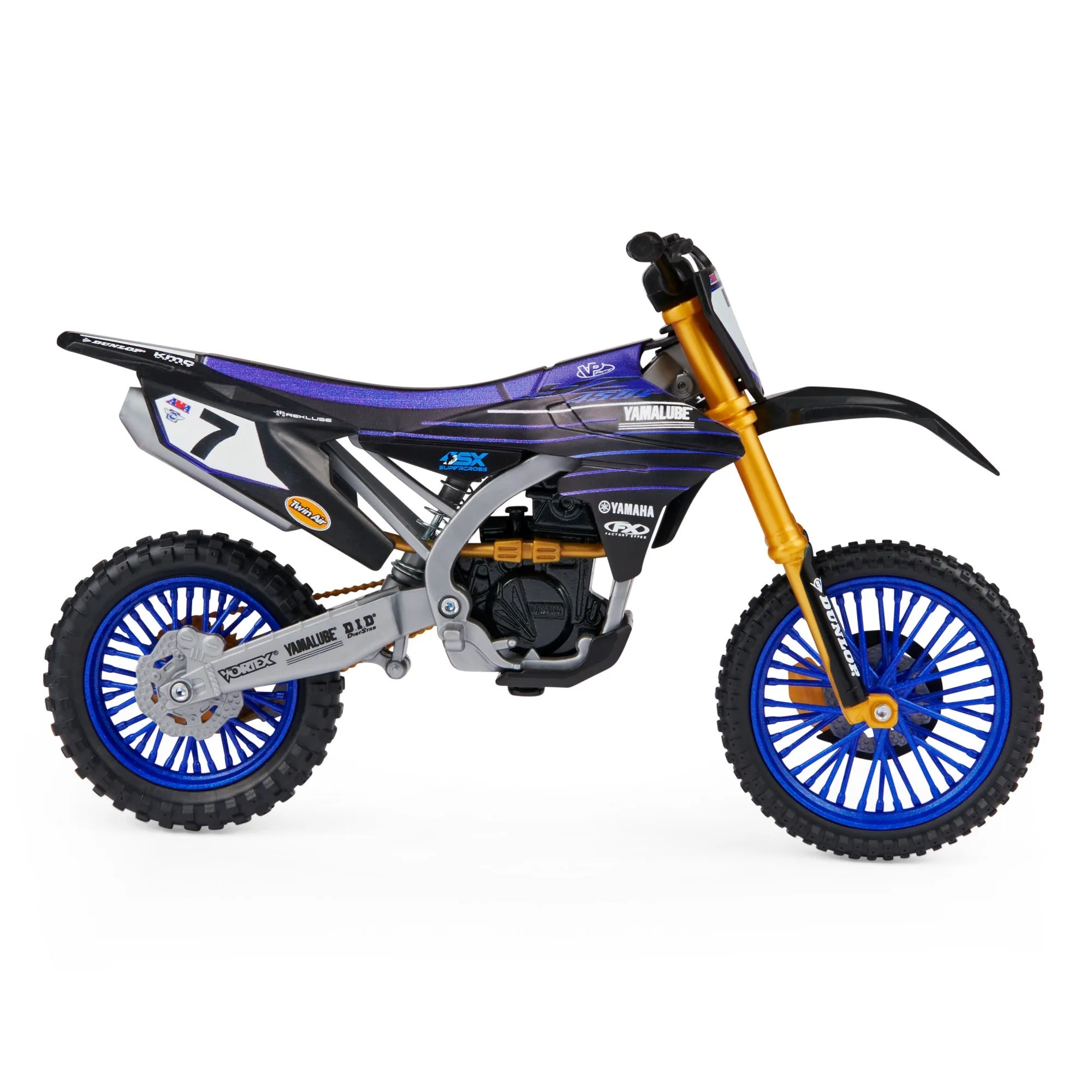 Supercross 1:10 Die Cast Motorcycle #7 Aaron Plessinger