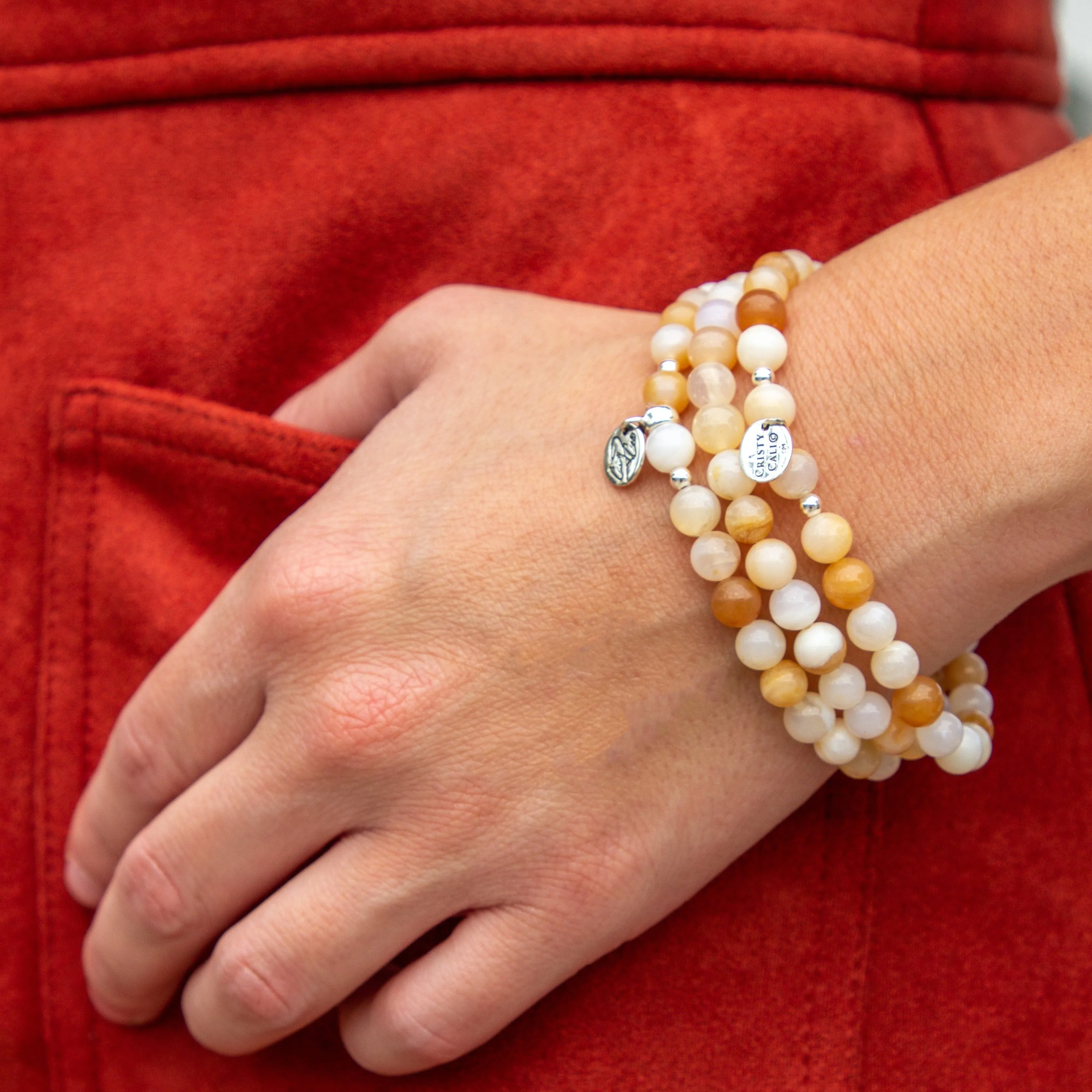 Sweet Honey Opal Signature Stretch Bracelet