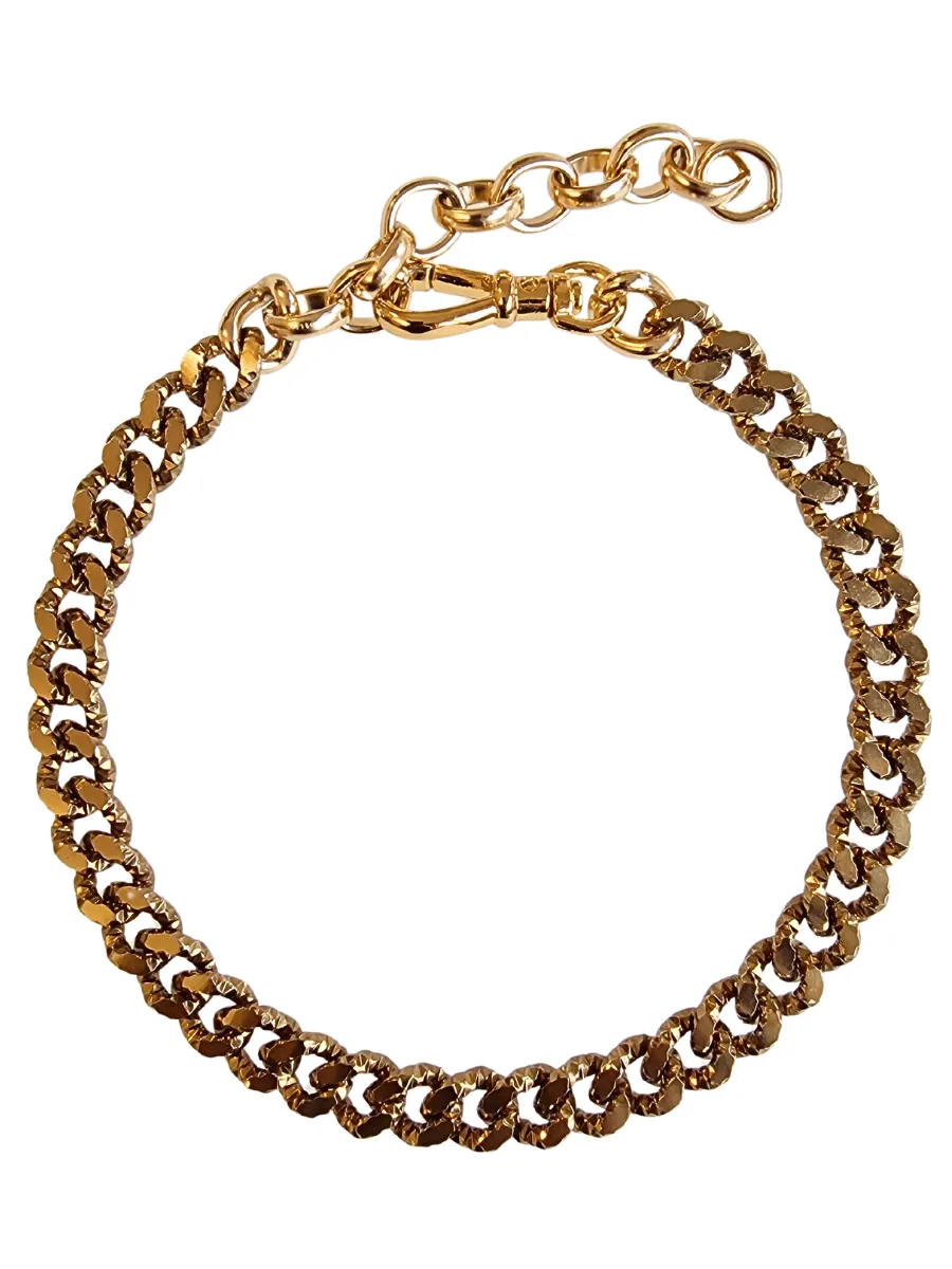 SWITCH GLITTER Choker - Bronze & Gold