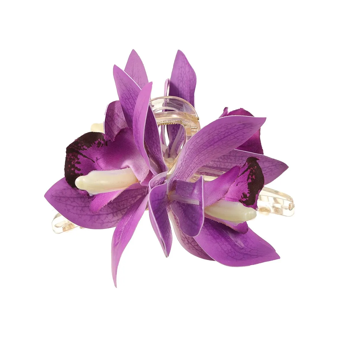 TAVIMART  -  Small Hair Clip Orchid Flower Hair Claws Headwear Women Fashion Retro Shark Clips Hairpin Hair Accessories