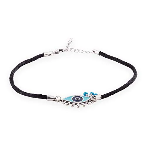 Voylla Evil Eyes Enamelled Eye Motif Anklet